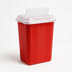 Sharps container 5 quart, red