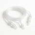 Genus 96 inch extension Y-tube dual check valve