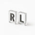 X-ray lead markers, R and L set with initials